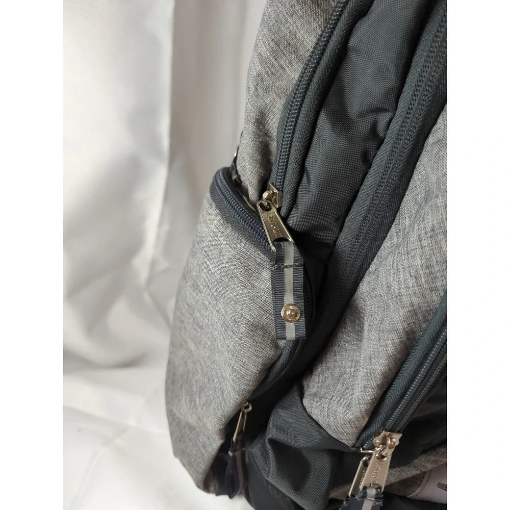 Eastsport Expandable Backpack Unisex Gray And Black